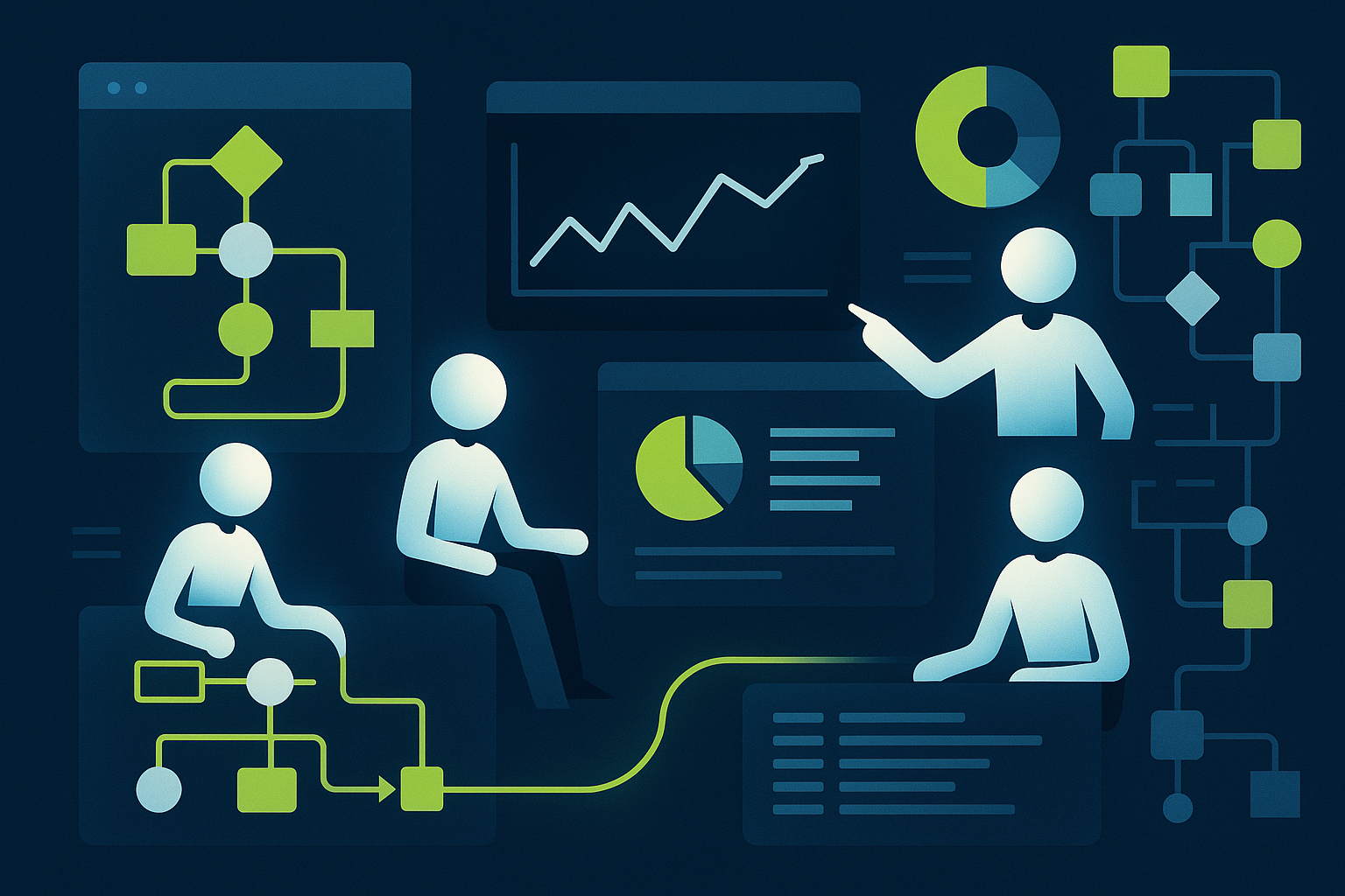 AI-agents die zakelijke workflows en dashboards automatiseren